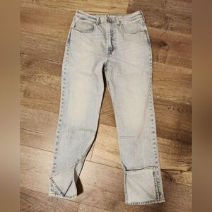 Levi's 70's High Slim Straight Jeans With Internal Ankle Slits